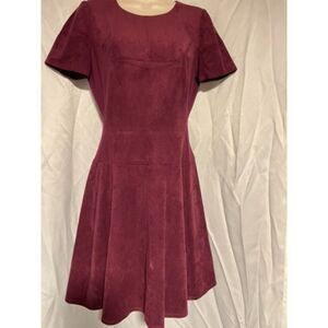 suede a-line dress  size 10-12